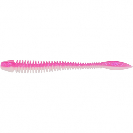 Pentru pastrav - Naluca Berkley Powerbait Power Flail Pink/ White 9 cm, 8 bucati