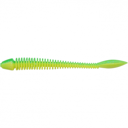 Naluci soft - Naluca Berkley Powerbait Power Flail Spring Green/ Sunshine Yellow 5 cm, 12 bucati
