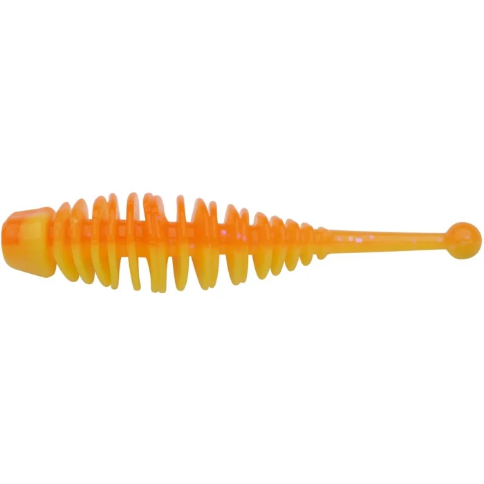 Pentru pastrav - Naluca Berkley Powerbait Power Naiad Fluo Orange/ Sunshine Yellow 5 cm, 10 bucati