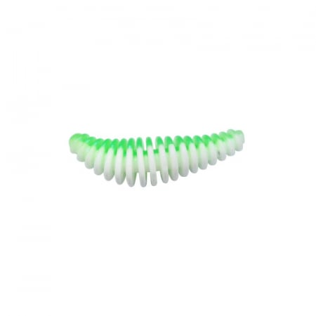 Pentru pastrav - Naluca Berkley Powerbait Power Pupa Spring Green/ White 3.5 cm, 10 bucati