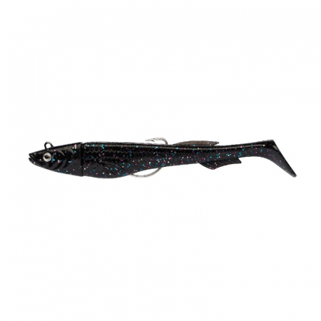 Naluci soft - Naluca Berkley PowerBait Power Sardine 9cm, 10g, Black Night Sky, 3 bucati