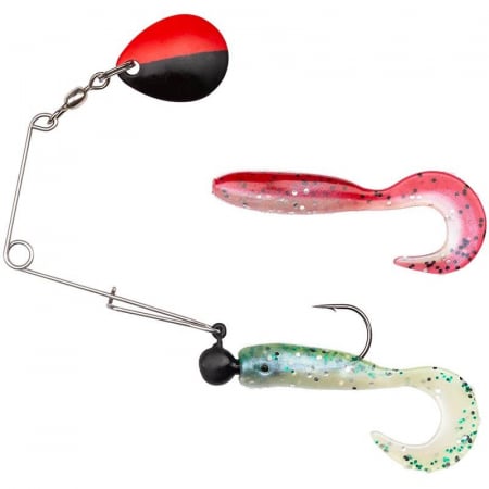 Naluci hard - Spinnerbait Berkley URBN Micro 2g Red/ Black