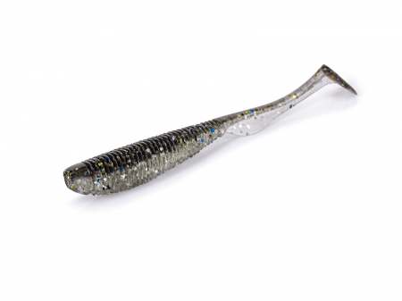 RAPITORI - Naluca Molix RA (Real Action) Shad, 6.35 cm, UV Ghost Blue Gill, 8 bucati