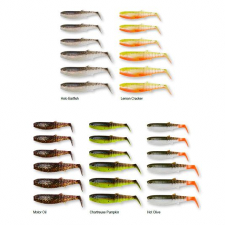 Naluca Savage Gear Cannibal Shad - 5.5cm - 6.8cm, Set 36 bucati [1]