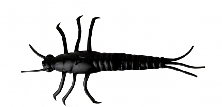 Nymph - Naluca Savage Gear LB 3D PVC Mayfly Nymph 5cm, 1g, Black,  8 bucati