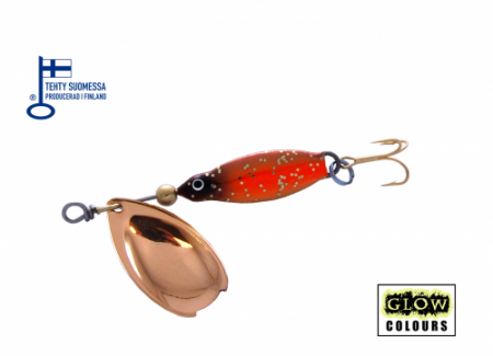 Pentru pastrav - Lingurita rotativa Small Bete Lotto 25 mm, 6 g, CULOARE-274