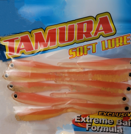 Naluci soft - Naluca Tamura Soft Lure MF-316; 6,5 cm; 10 bucati; CULOARE - 700