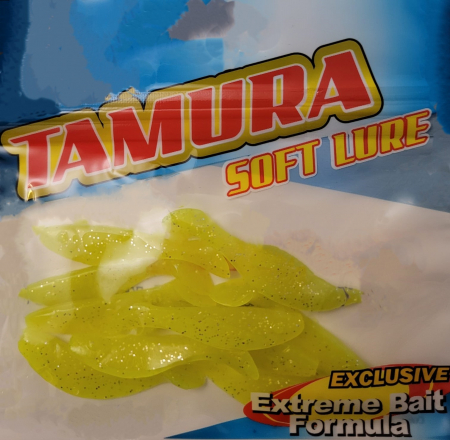 Pentru pastrav - Naluca Tamura Soft Lure MF-5101; 5 cm; 10 bucati; CULOARE - 033