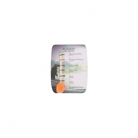 Pastrav - Selectie de muste pentru pescuit Shakeseare SIGMA FLY SELECTION 7 BUZZERS
