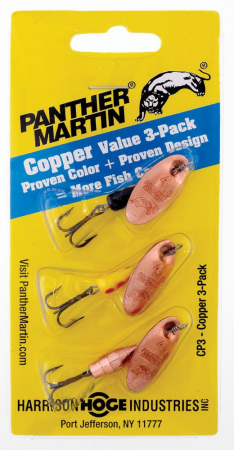 Naluci hard - Set 3 lingurite rotative Panther Martin - Copper 3Pk #4