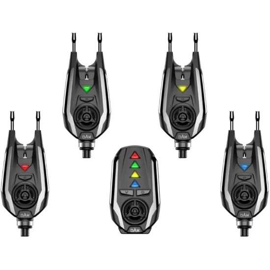 CRAP - Set 4 Avertizoare DAM + Statie, Red / Green / Yellow / Blue