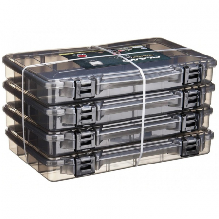 BAGAJERIE - Set 4 Cutii accesorii pescuit Plano KVD 4-Pack 3700 Stowaways, 35.5 x 23 x 5cm