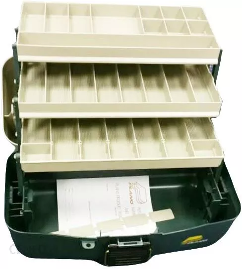 Valigeta ecologica Plano Eco Friendly 3-Tray Tackle Box, 37,5cm x 21,6cm x 19,1 cm [2]
