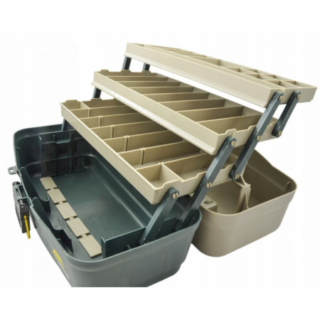 Valigeta ecologica Plano Eco Friendly 3-Tray Tackle Box, 37,5cm x 21,6cm x 19,1 cm [1]