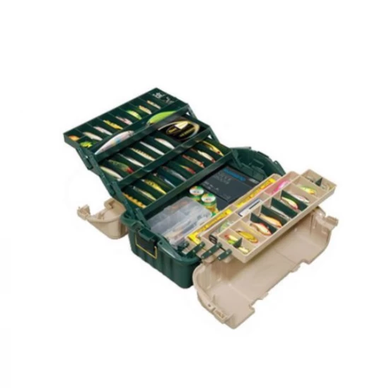 Valigete - Valigeta Plano 6 Tray Hip Roof Tackle Box, 3 Sertare, 6 trepte, 38-46 compartimente 50,8cm x 28,5cm x 27,3cm