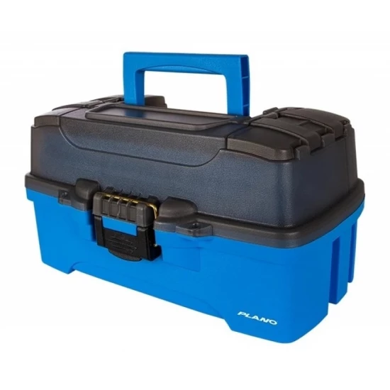 Valigete - Valigeta Plano Three-tray Tackle Box Blue/black, 22-34 compartimente, 41x21cm