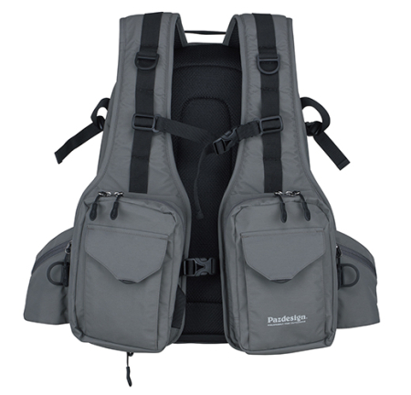 ARTICOLE VESTIMENTARE - Vesta pescuit Pazdesign - Active Pack Vest - Charcoal, ZFV-035