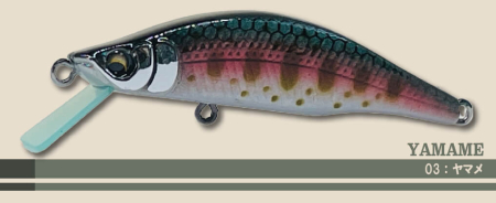 Gills - Vobler Gills Zeebach 50F 5cm, 2g  Floating  Culoare 03 - Yamame