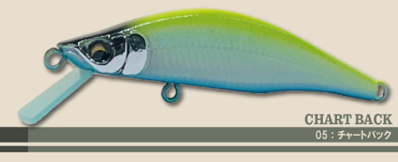 Gills - Vobler Gills Zeebach 50F 5cm, 2g  Floating  Culoare 05 - Chart Back