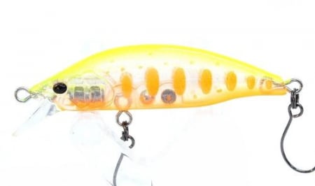 Pastrav - Vobler Mukai Bikaze BIFUU 50(S) Single Hook, 50mm, 4.2g, Culoare BK15 - Hana Yamame