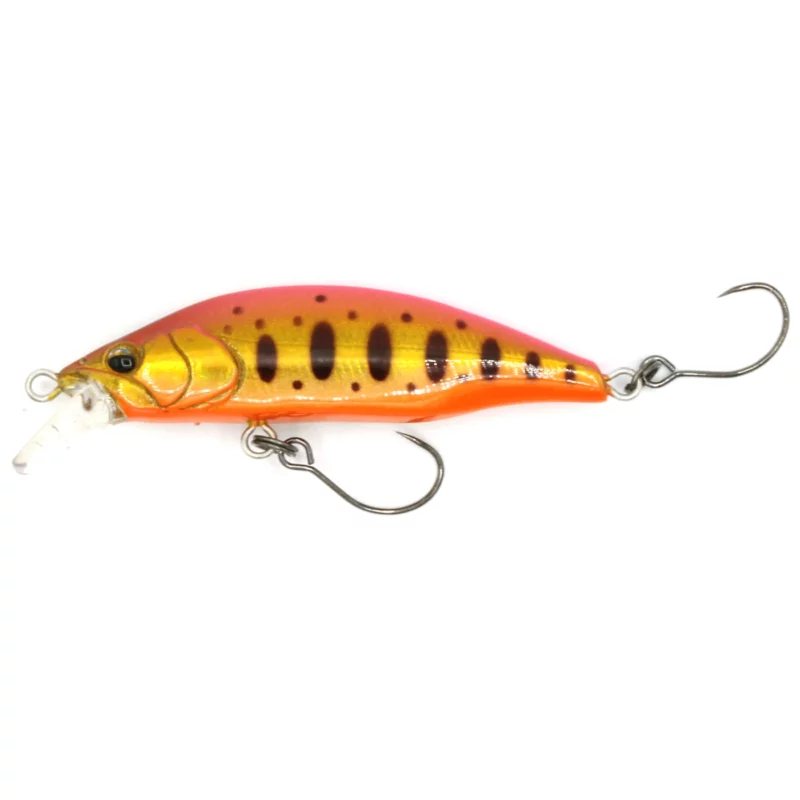 Voblere - Vobler Mukai Bikaze BIFUU 50(S) Single Hook, 50mm, 4.2g, Culoare BK16 - Akakin Yamame PB