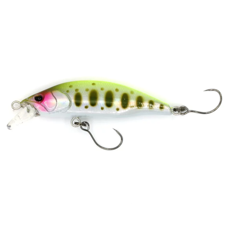 Pentru pastrav - Vobler Mukai Bikaze BIFUU 50(S) Single Hook, 50mm, 4.2g, Culoare BK17 - Yanagiba Yamame CB