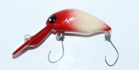 Naluci hard - Vobler Mukai Komaya 31DR(SS) , 31mm, 2.1g, Culoare KM24 - Red Panda