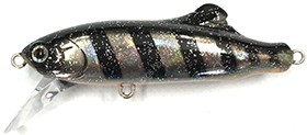 Naluci hard - Vobler Souls Bomber Trout 65 Sinking , 65mm, 11.5g, Culoare SP36 - Gun Black Zebra