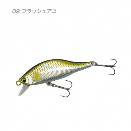 Yamanami - Vobler Yamanami MYL02 A2 Flat 45S  45mm, 4.2g Culoare 09 - Flash Ayu