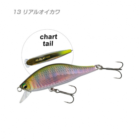 Yamanami - Vobler Yamanami MYL02 A2 Flat 45S  45mm, 4.2g Culoare 13 - Real Oikawa