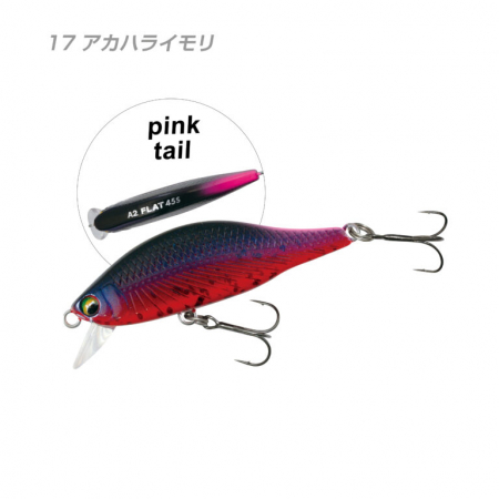 Yamanami - Vobler Yamanami MYL02 A2 Flat 45S  45mm, 4.2g Culoare 17 - Akahara Imori