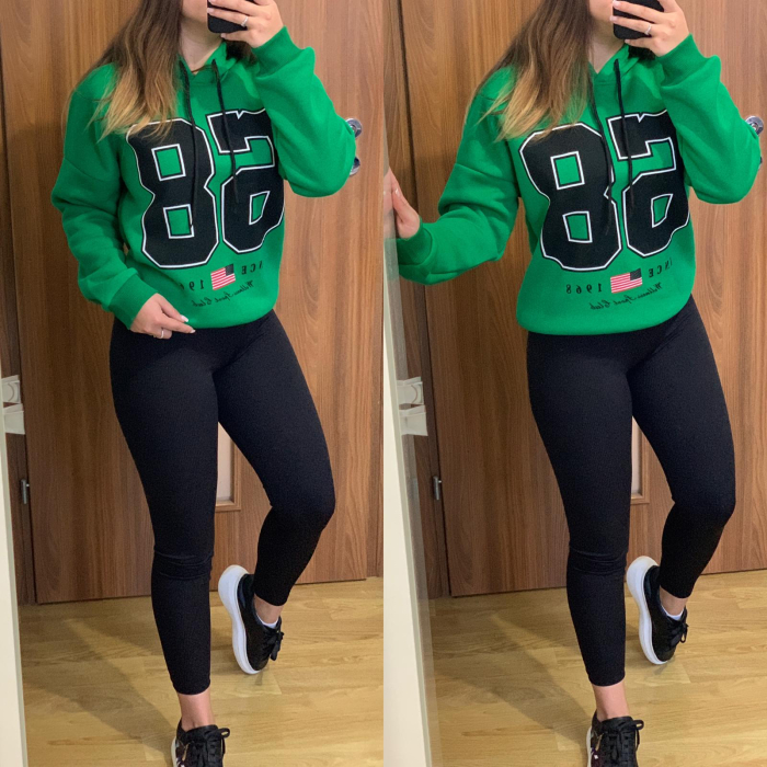 Set colanti negri+ hanorac verde vatuit [1]