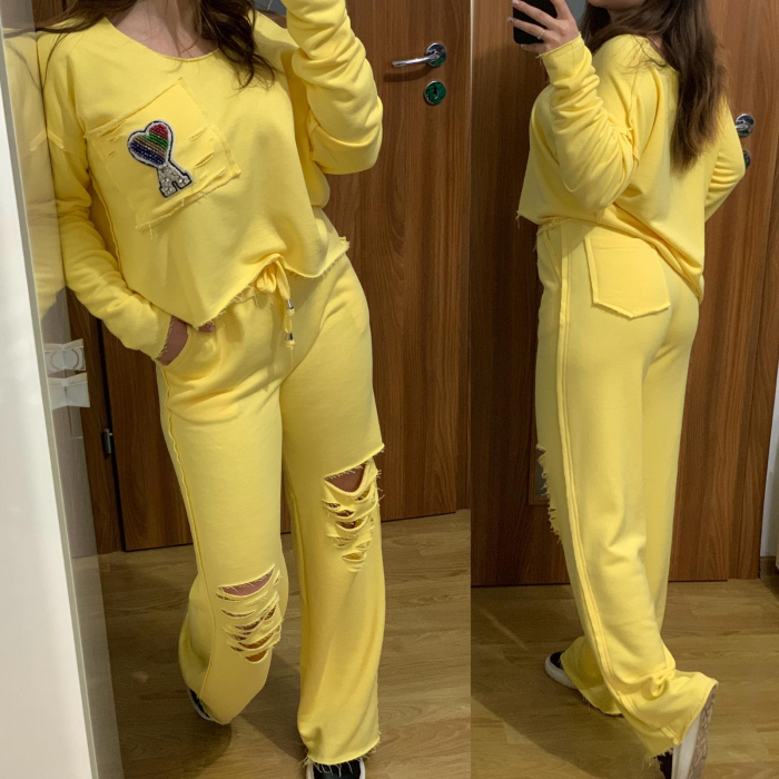 Trening Dama Bumbac Galben [2]