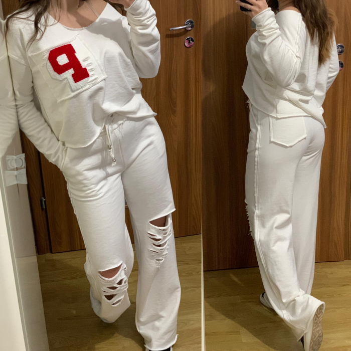 Trening Dama Bumbac Ivory [2]