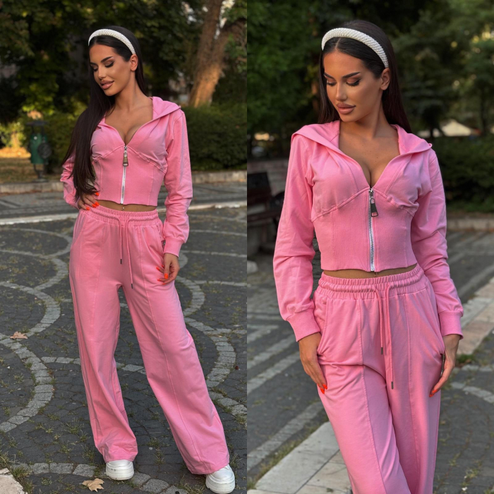 Compleu Dama Roz Evazat [1]