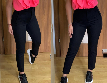Pantaloni Dama Negri Office REDUCERI% - Pantaloni Dama Negri Office