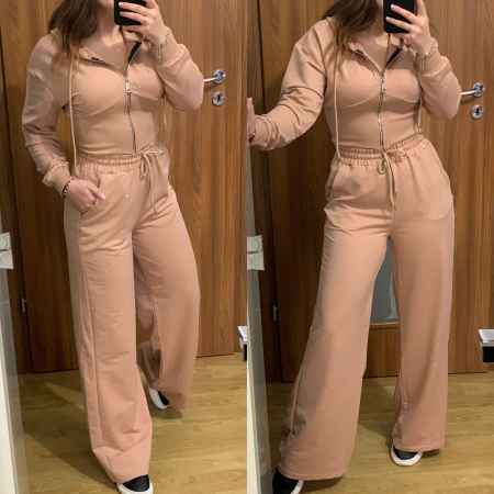 Trening Dama Bej Evazat cu Pietricele