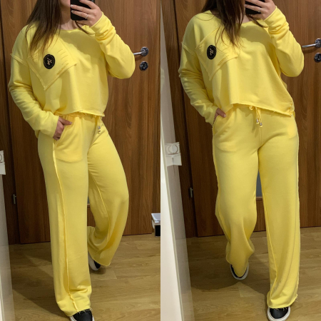 SETURI LUNGI - Trening Dama Bumbac Galben