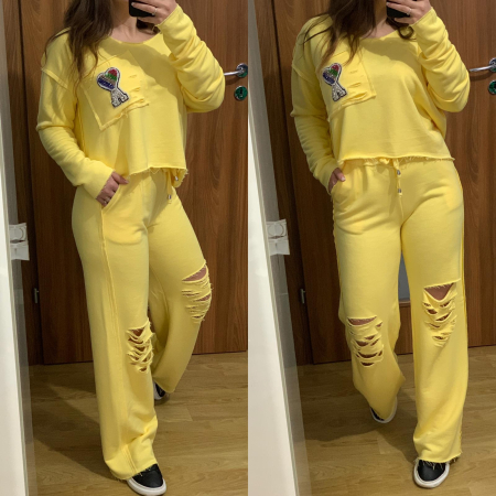 NOUTATI - Trening Dama Bumbac Galben