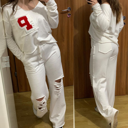 Trening Dama Bumbac Ivory [1]