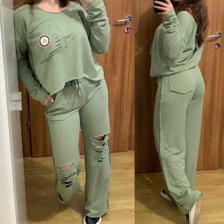 Trening Dama Bumbac Verde [1]