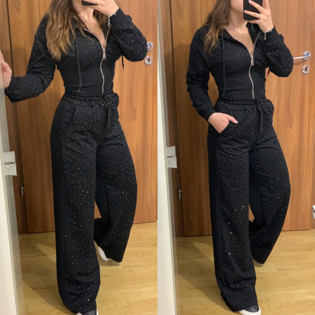 Trening Dama Negru Evazat cu Pietricele