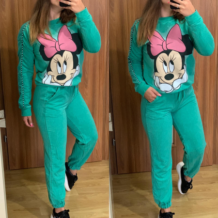 Trening Dama Verde Minnie COMPLEURI SPORT - Trening Dama Verde Minnie
