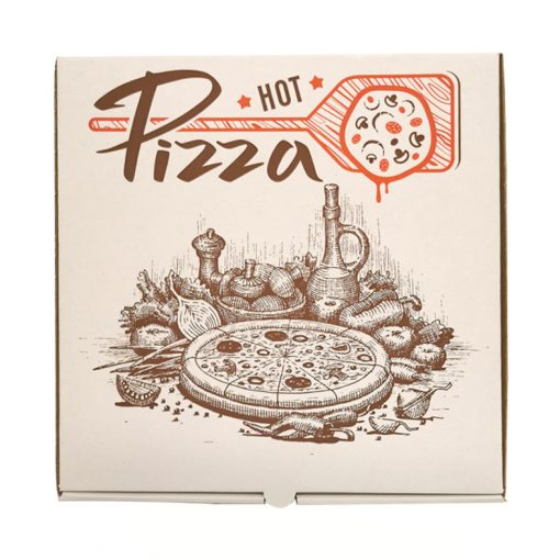 Cutie pizza alba Hot Pizza 30X30X3,5 cm  50 buc/set [1]