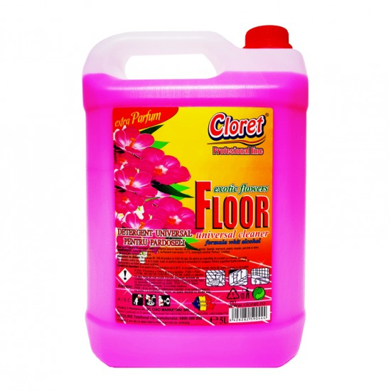 Detergent Profesional pardoseli Super Parfumat 5 L, Exotic Flower [1]
