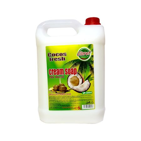 Sapun lichid cu glicerina Cloret, aroma de Cocos, 5L, PH 5.5 [1]
