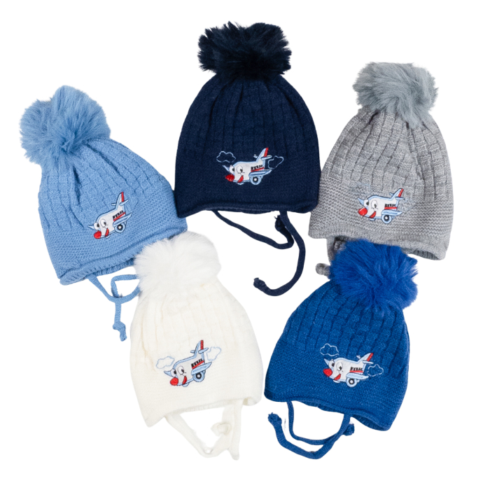 Căciulițe Bebeluși 0-6 Luni, model Avion [1]