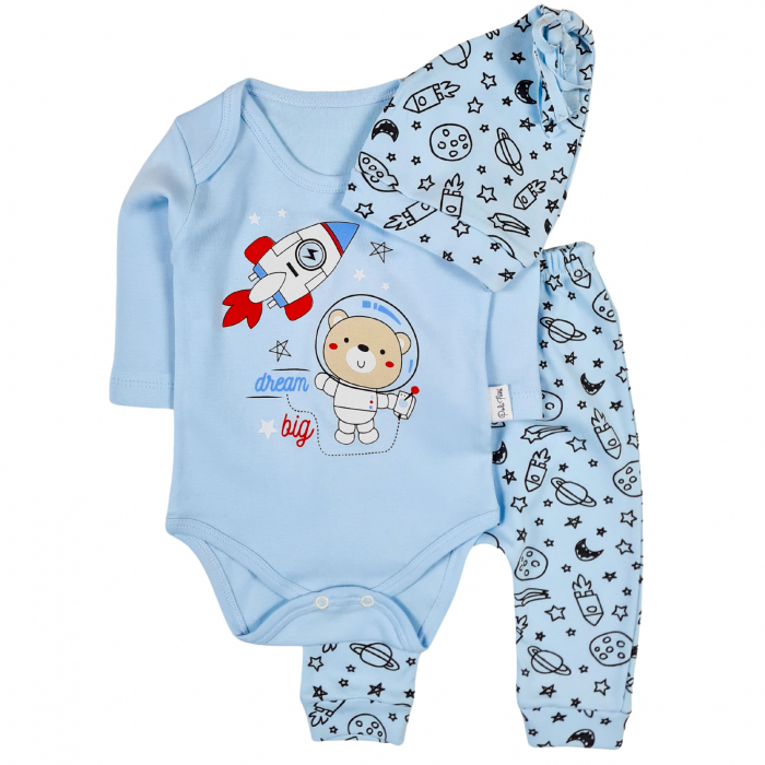 Compleu 3 piese model Cosmonaut Blue [1]