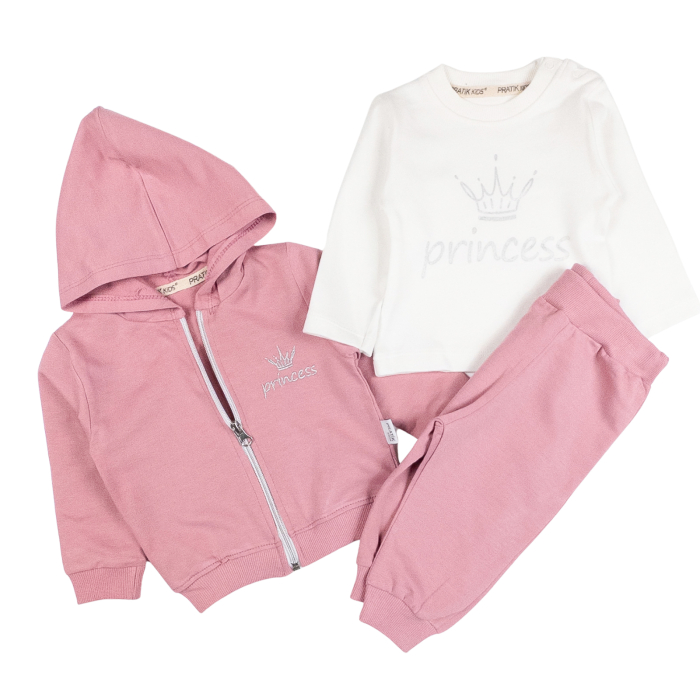 Compleu 3 piese pentru fetite, model Princess [2]