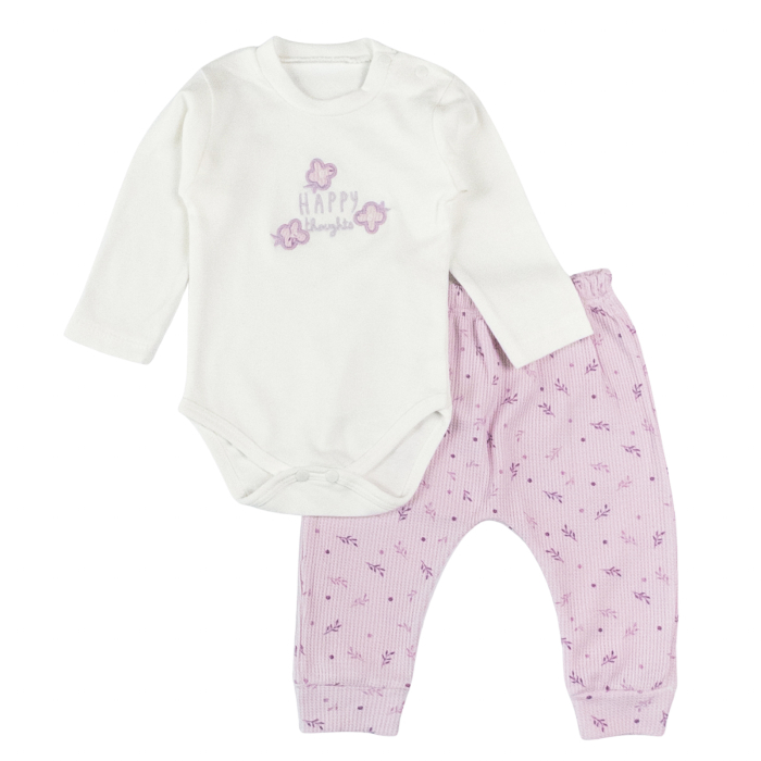 Compleu 3 piese pentru fetite, model Iepuras [2]